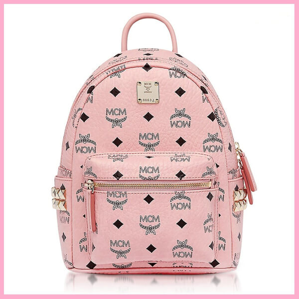 MCM リュック ピンクPink Mini Stark バックパック MCM コピー